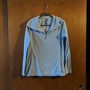 Lightweight fleece quarter zip.